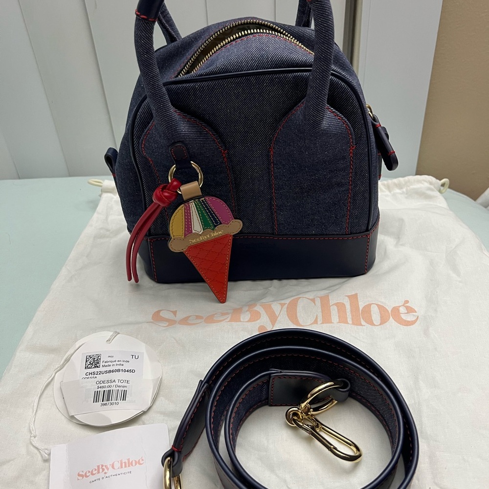 See by Chloe denim bag